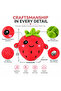 Interactive Strawberry Musical Plush Toy with Touch Sensors, Rhythmic Play, Multiple Sound Modes and Two-Player Interactive Music Activity for Kids - 6