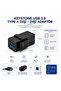 6088 USB 3.0 a Female to Female Keystone Jack Adapter Converter Extension Converter Interconnect - 5