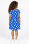 Girls Daisy Patterned Short Sleeve Casual and Special Occasion Dress - 3