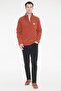 Men's Light Brown Anti-Pilling Non-Pilling Cold-Proof Standard Fit Embroidered Sweatshirt Fleece - 2