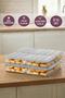 Set of 3 (1 Piece 2.25L, 2 Pieces 1L) Nora Organizer Refrigerator Freezer Organizer Storage Container