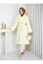 Women's Long Draped Belted Oversized Trench Coat