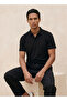 Basics Textured Polo T-shirt - 5