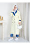 Women's Denim Detail Trench Coat - 4