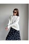 Crew Neck Raised Knitwear Sweater - 4