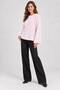 Women's Bearded Hooded Knitwear Sweater Oversize Crew Neck Wide Sleeve Winter Wear - 4