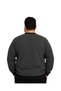 Men's Large Size Melange Anthracite Thessaloniki Crew Neck Sweatshirt 3Xl-4Xl-5Xl-6Xl - 4