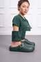 Khaki Women's Hospital Chef Doctor Nurse Wet Floor Slippers Z033Nav - 5