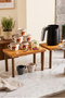 2 Pieces Wooden Kitchen and Cabinet Organizer Shelf Coffee Corner Organizer - 6