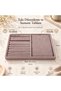 Velvet Jewelry Organizer and Presentation Tray 18X24 cm – Jewelry Stand with Compartments for Rings, Necklaces, and Chains, for Jewelry Store and Home Use - 3