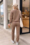 3 Thread Winter Crew Neck Sweatshirt Jogger Set - Relaxed Fit Stretchable - 3