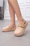 Beige Women's Hospital Chef Doctor Nurse Wet Floor Slippers Z033Nav - 2