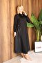 Plus Size Zipper Detail Dress - 5