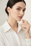 Women's Yellow Color Stylish and Modern Design Hoop Earring Bijouterie Accessory - 3
