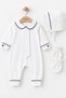 Baby Boy Concept Newborn Jumpsuit Hat Glove Set Mevlüt Outfit Baby Gift