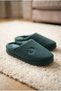 Velvet Men's House Slippers Soundproof Sole Wool Slippers - 3