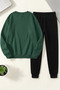 Unisex Bloom Daisies Crew Neck Sweatshirt - 2-Piece Tracksuit Set - 2