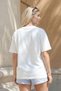 Women's Oversize T-Shirt Toxic Introvert Printed White – Crew Neck, Comfortable Fit, 100% Cotton - 5