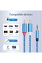 3.5mm to 2 Rca Audio Cable - Braided Aux / Cinch Stereo Audio & Converter Cable - 6