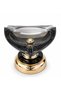 Glass Ashtray with Metal Legs, Stylish Detail, Functional Piece, Modern Style - 2