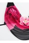 Black Flowery Bikini and Skirt Pareo Set - 4