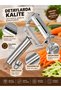 Julienne Fruit Vegetable Chopper Stainless Steel Ergonomic Metal Handle Vegetable Peeler - 5