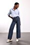 Blue Striped Poplin Shirt 0031 - 3