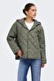 Onljuliet Women's Hooded Quilted Coat Casual Comfortable - 7
