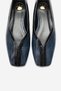Helene Navy Blue Print Women's Ballerina Shoes - 3