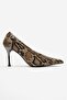 Polly Beige Multi Women's Heeled Shoes - 5