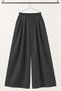 Wide Leg Pants - Anthracite - 10-15 Years