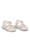 White Stone Detailed Velcro Baby Sandals Maya B - 2