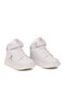 White Ankle Length Velcro Thick Soled Basketball Style Unisex Kids Sports Shoes Haykat Long Air - 4