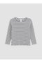Zero Roba Collar Striped Baby Girl T-Shirt from Uzg Store for Style Enthusiasts