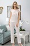 Spt-Gld Powder Combed Cotton Pajama Set - 1417 - (211704) Size L - 2