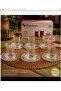 Elysia Tea Set for 6 People, 12 Pieces, Cup 170 Cc, Saucer 12 Cm, Rayan Brand, Stylish Matching Product