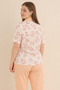 Jacket Collar Oversized Pajama Set - 3
