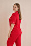 Jacket Collar Oversized Pajama Set - 2