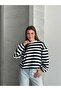 Women's Stoper Detailed Striped Blouse - 4