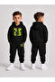 Boy's Tracksuit Set Hooded Sweatshirt Top and Bottom Set 3 Threaded Yarns Winter Style