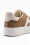Women's Mink Leopard Patterned Lace-Up Thick High Sole Casual Sneaker Sports Shoes Terra - 5