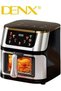 DENX DX3409 8L Smart Air Fryer | 1800W Color Touchscreen | Oil-Free Cooking | Transparent Window | Auto-Cooking Presets | Anti-Scald Handle | Family-Friendly Easy Clean - 2