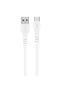 Cablu USB-A USB-C 3A SC92 Alb