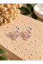 Handmade Murano Glass Transparent Pink Flamingo Beads (2 Pieces)
