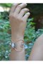 Chicory Pearl Handmade Design Bracelet - White -