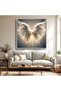 Glowing Angel Wings Canvas Print, White Feather Wall Art, Spiritual Home Accent 40x60 Gallery Wrapped - 5