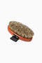 Dog Brush Wooden Natural Bristle - Red