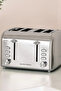 4 Slice Toaster, 1600W, Inox - Grey - 2