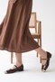 Cassia Women's Ballerinas - Brown Rustic - 7