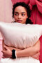 Queen White Mulberry Silk Pillowcase & Hair Care Set - White - 3